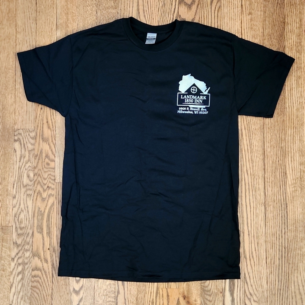 Landmark 1850 T shirt Milwaukee's oldest tavern Size Unisex M Black